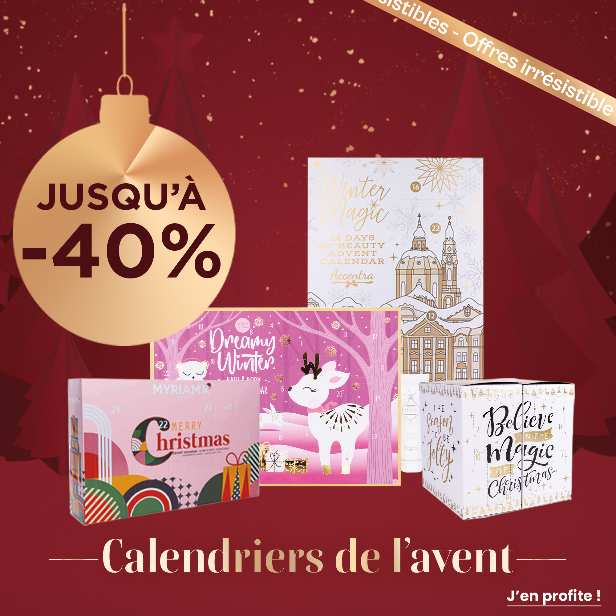 Black Friday : Calendriers de l'avent jusqu'à -40%